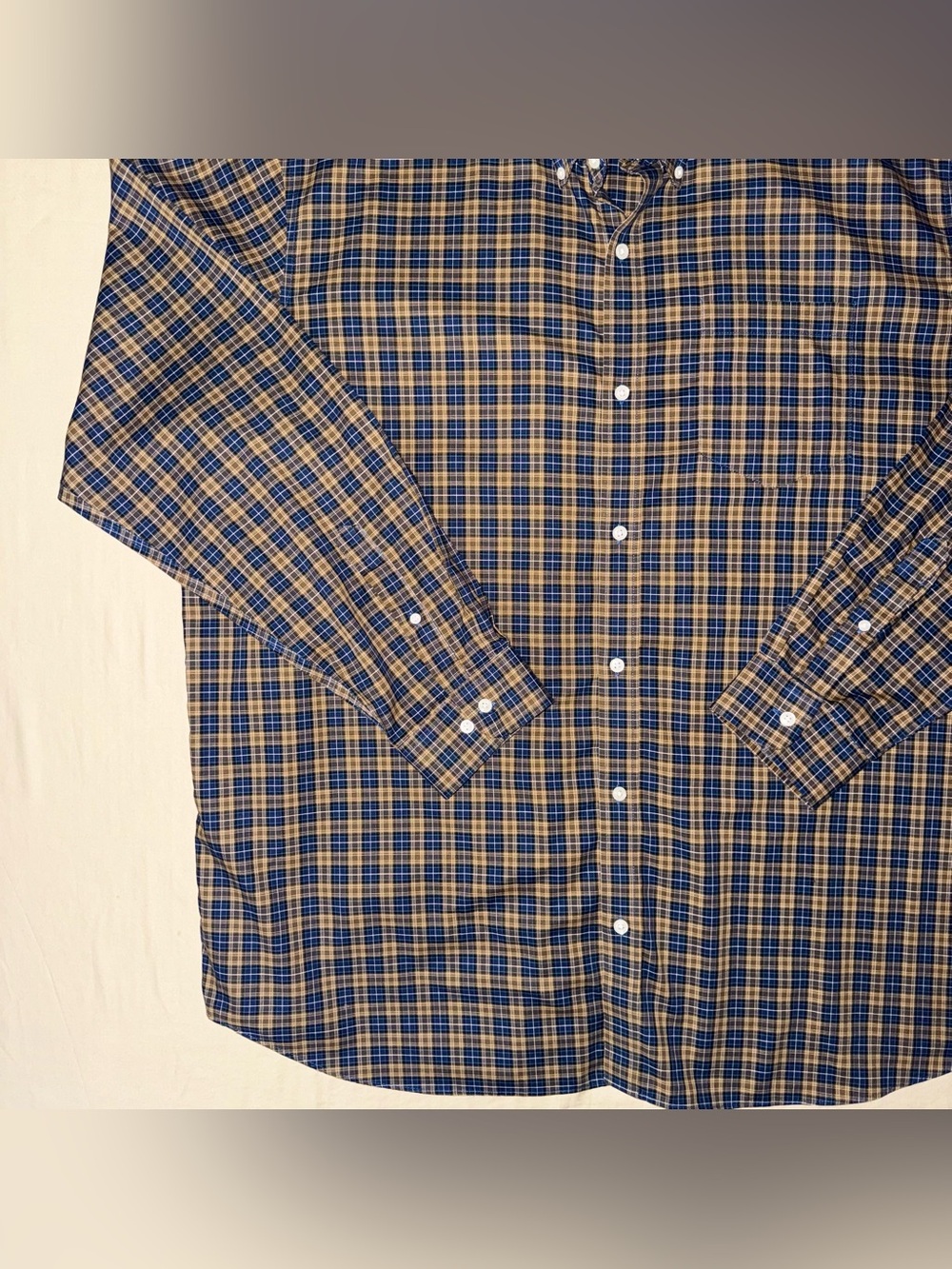 Vintage L.L. Bean Men’s Plaid Button-Down Shirt- Size XXL - Picture 4 of 11